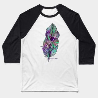 Feather Glitch #5 Baseball T-Shirt